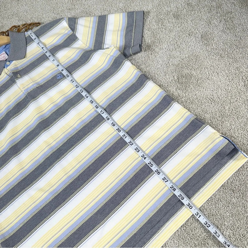 Brooks Brothers Men’s Bundle (2) Performance Cotton Polo Shirt Striped Size L - Picture 10 of 15